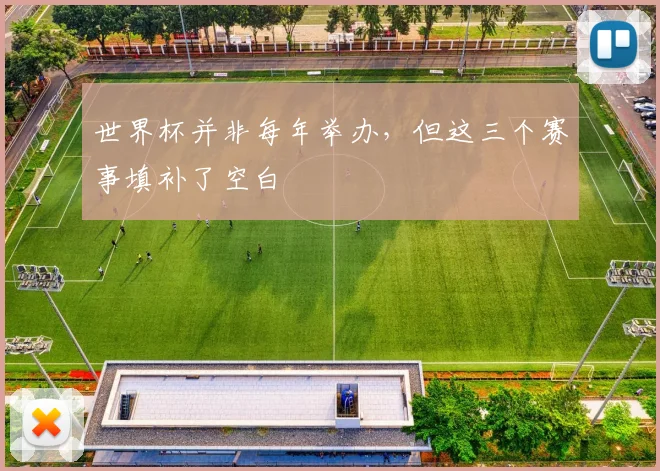 世界杯并非每年举办,但这三个赛事填补了空白