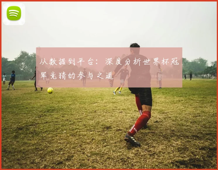 从数据到平台:深度分析世界杯冠军竞猜的参与之道